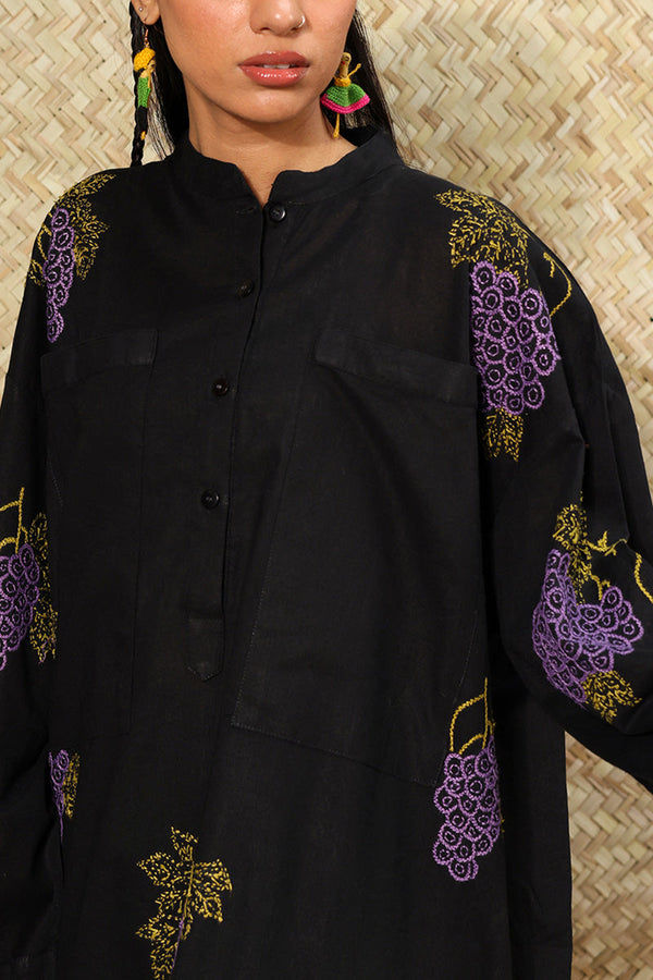 Embroidered Baddie Kurta
