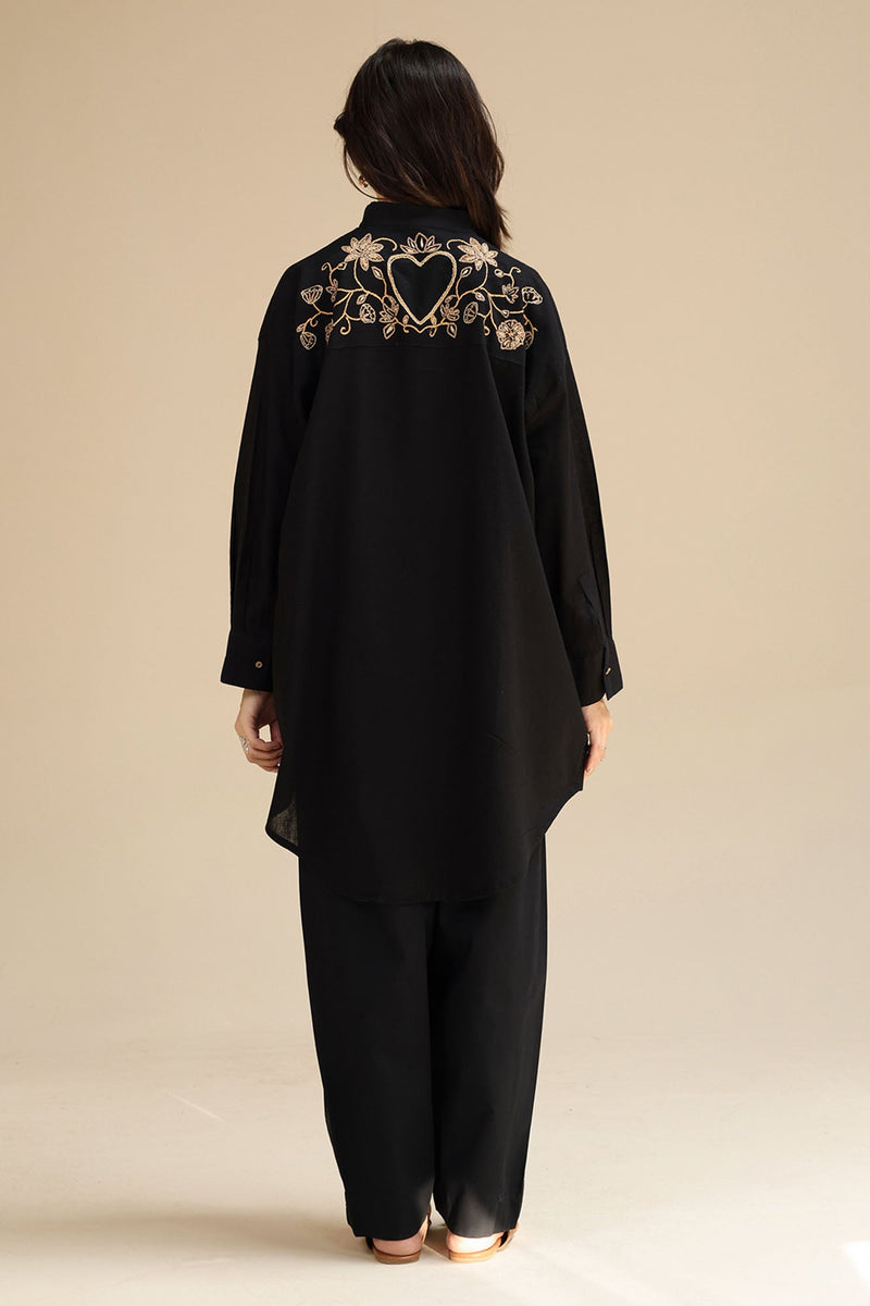 Heart loom Embroidered Top