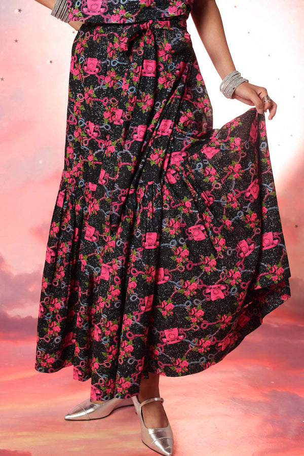 Midnight Sarong Set