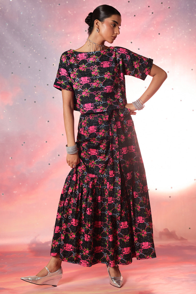 Midnight Sarong Set