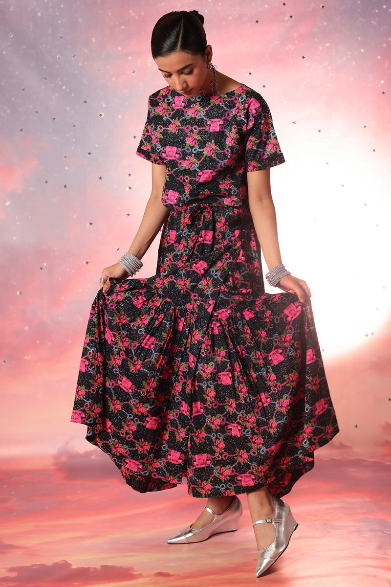 Midnight Sarong Set