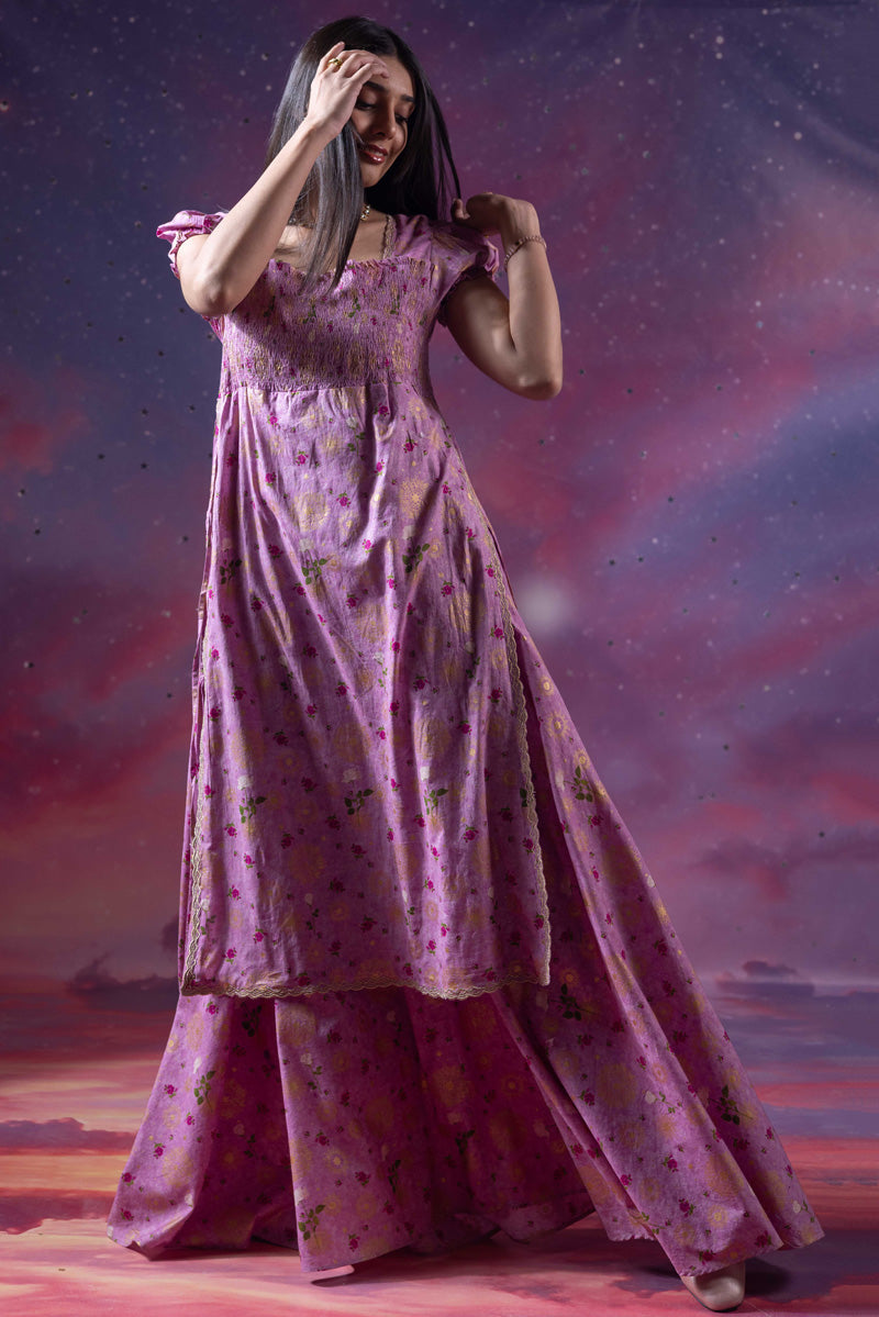 Raazi Ronak Smocked Dress