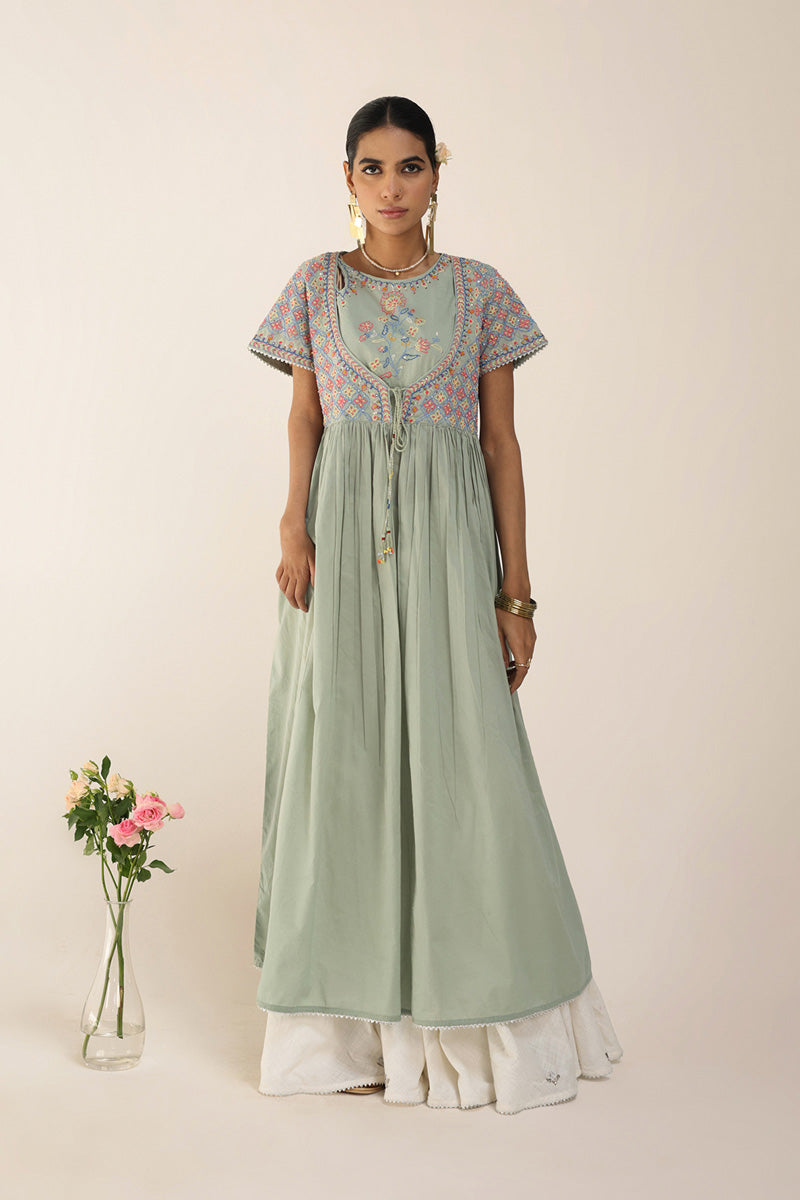 Hand embroidered dresses for women