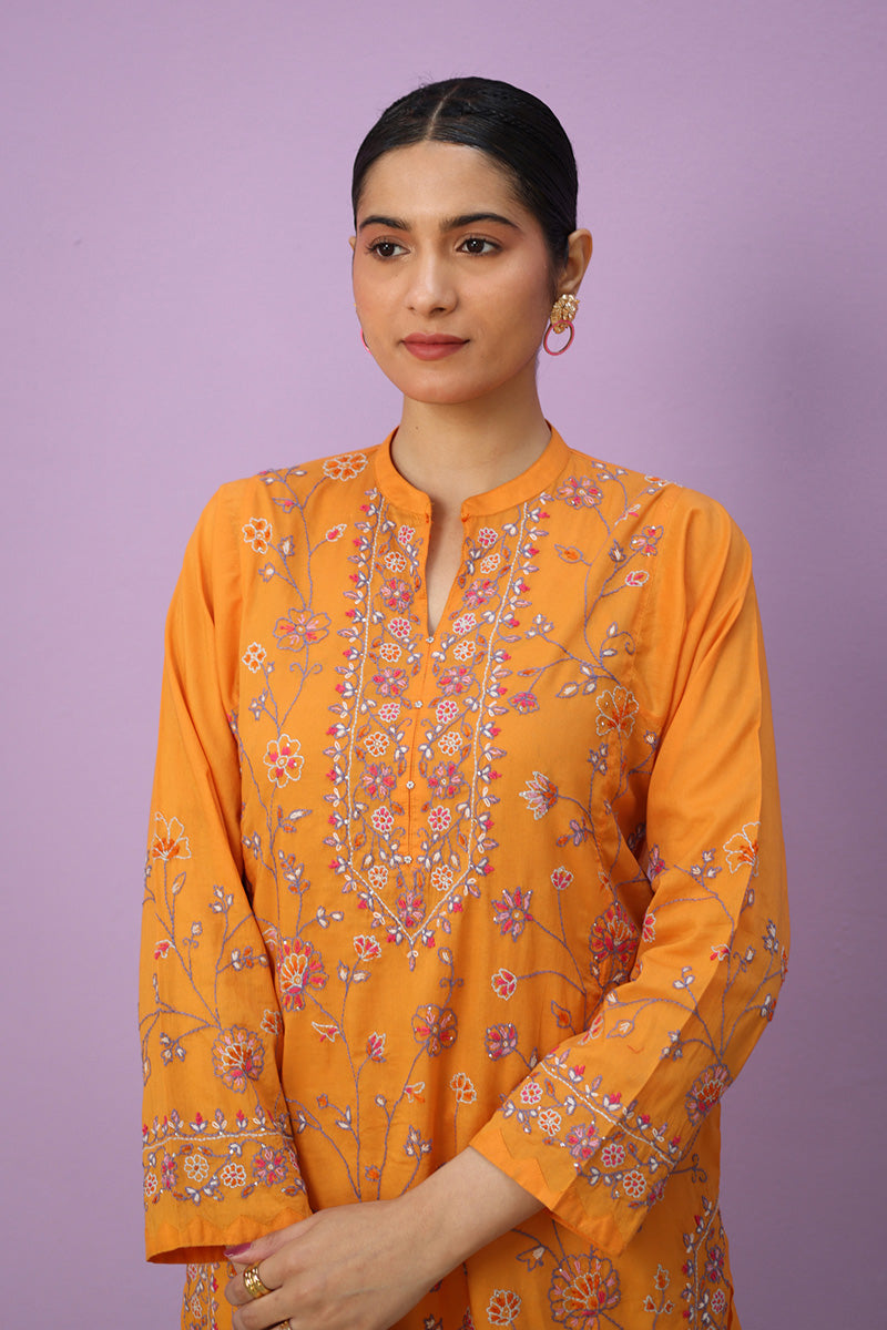Multani Blue Hues Kashi Kurta