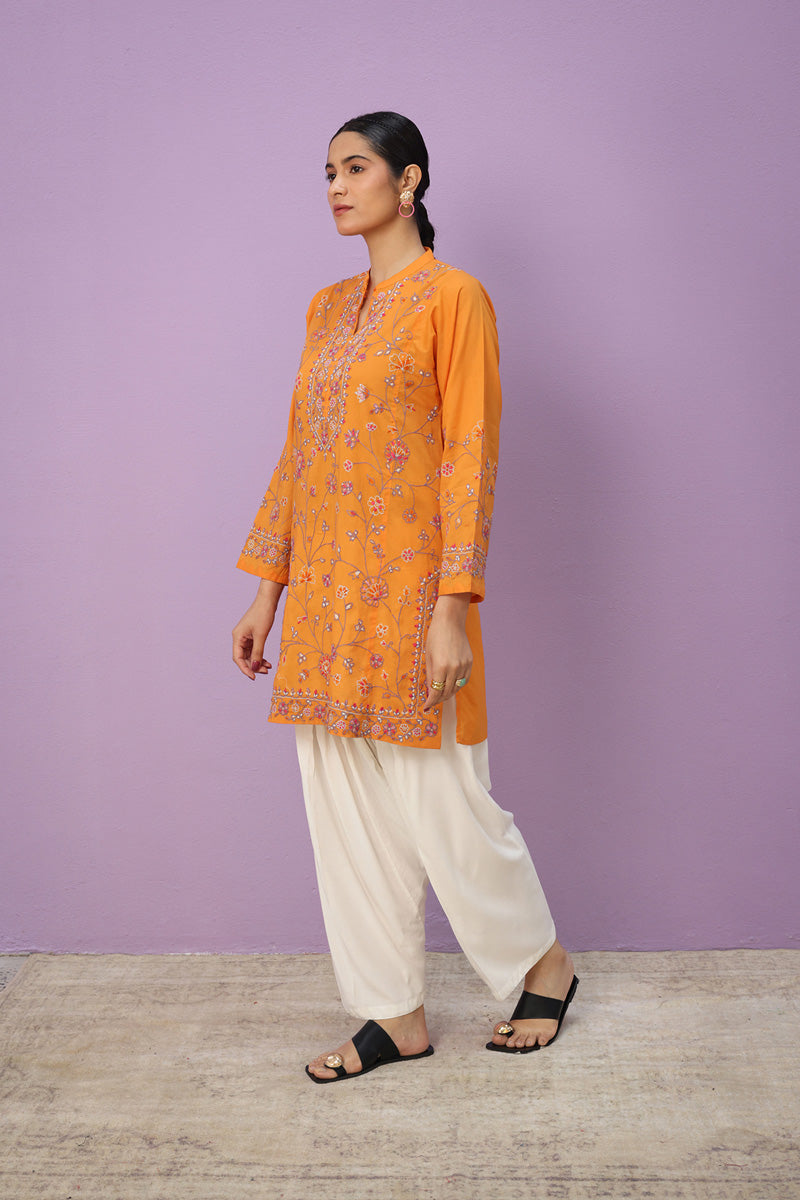 Multani Blue Hues Kashi Kurta