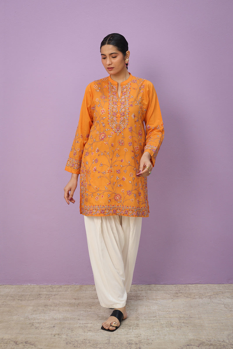 Multani Blue Hues Kashi Kurta