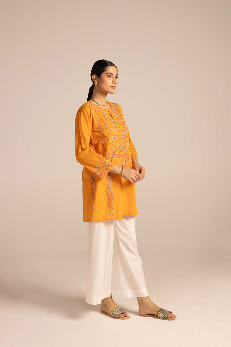 Multani Blue Hues Narm Kurta