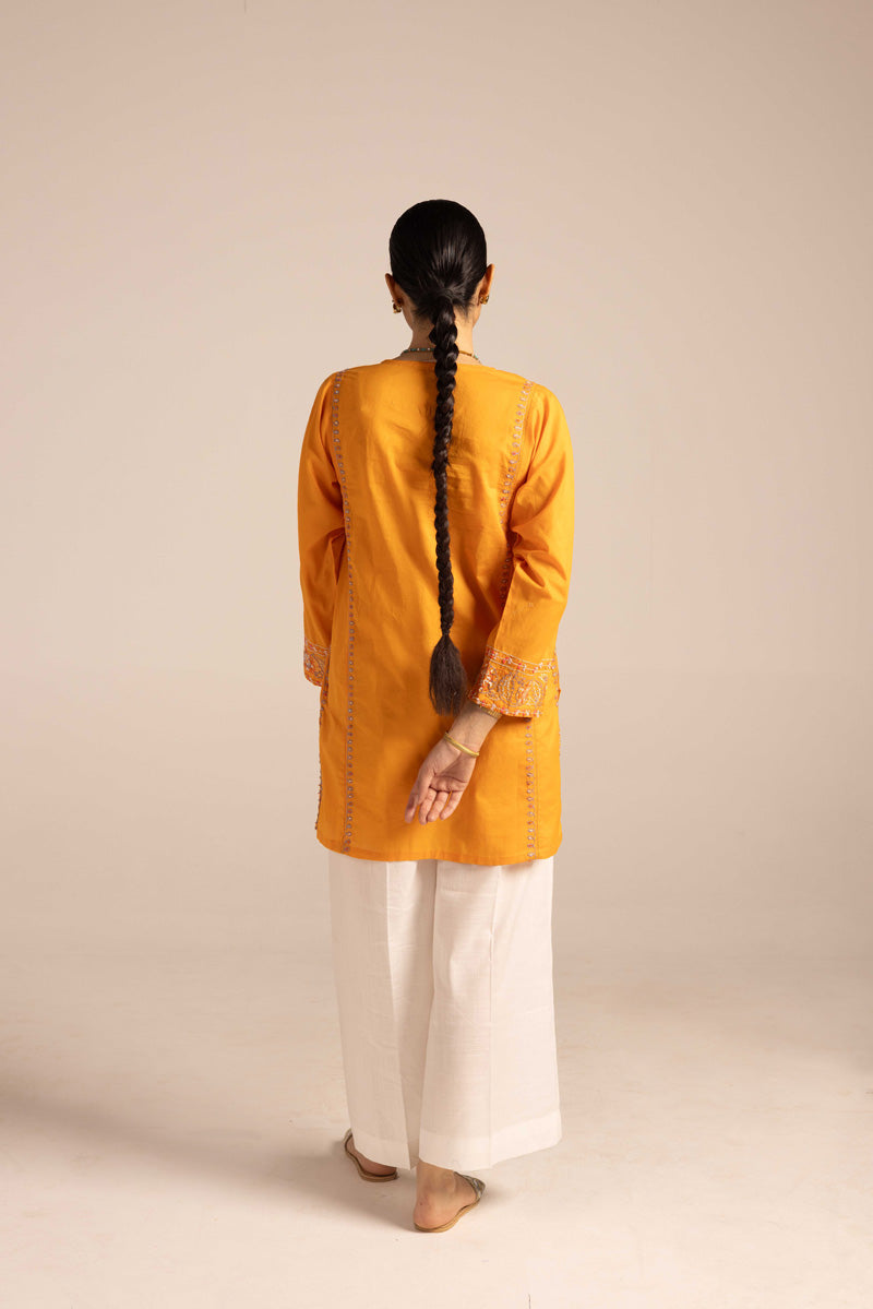 Multani Blue Hues Narm Kurta