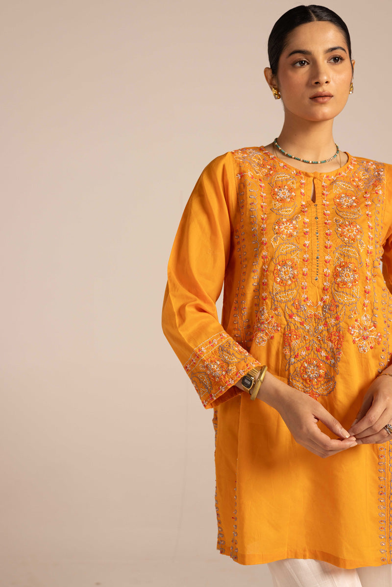 Multani Blue Hues Narm Kurta