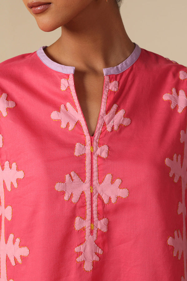 Stitched Symphony Appliqued Set