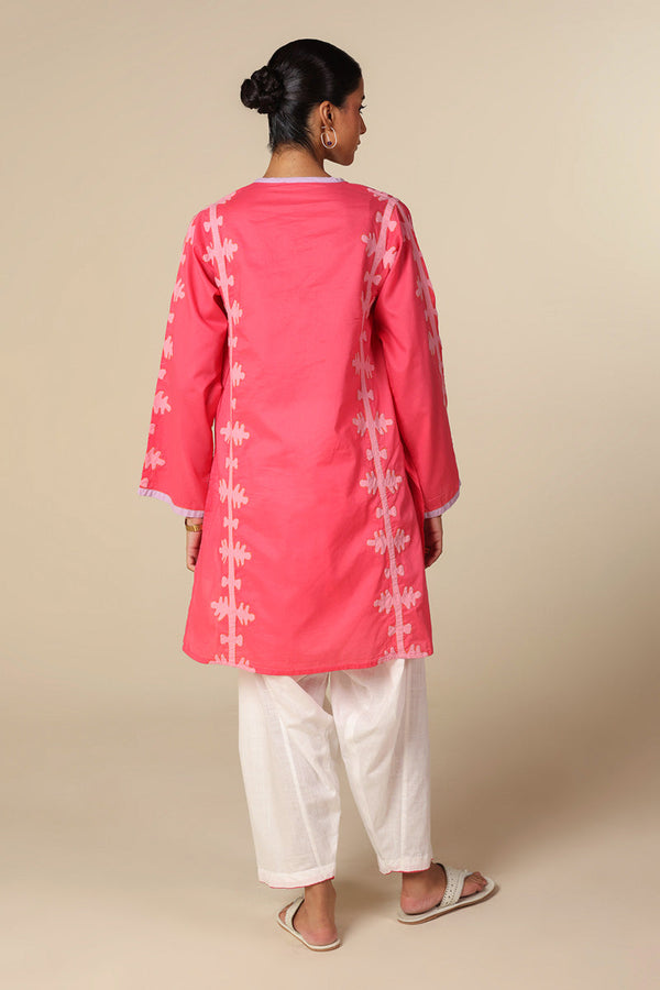 Stitched Symphony Appliqued Set