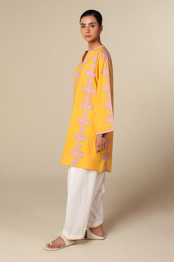 Stitched Symphony Appliqued Set