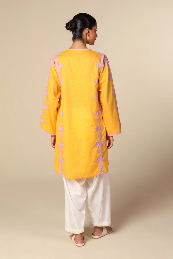 Stitched Symphony Appliqued Set