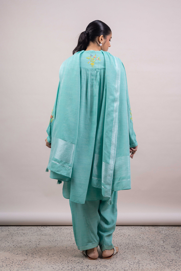 Hand-Embroidered Vintage Flea 3-Piece Set