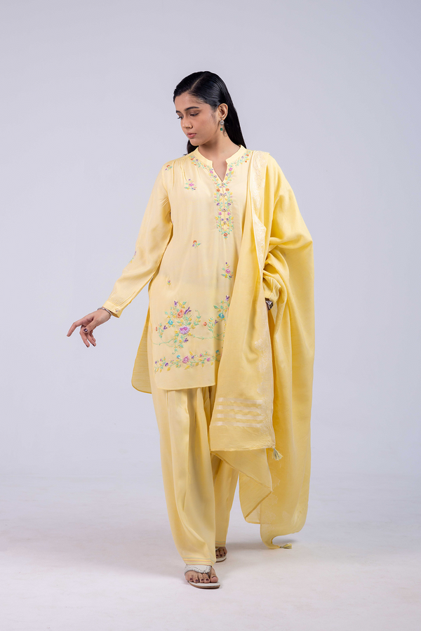 Hand-Embroidered Vintage Flea 3-Piece Set