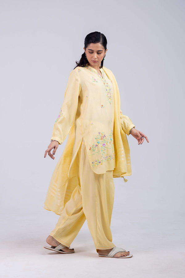 Hand-Embroidered Vintage Flea 3-Piece Set