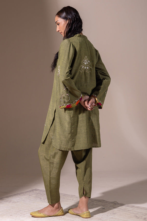 Golden Sequin Whisper Set