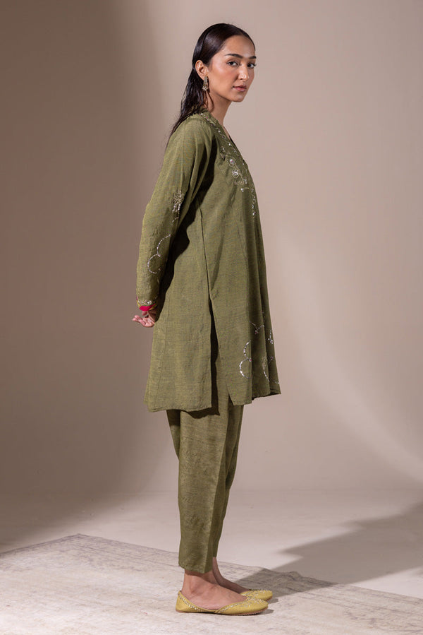 Golden Sequin Whisper Set