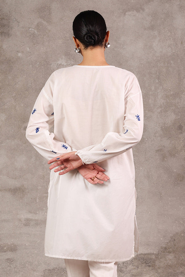 N K R Hand-Embroidered Shirt
