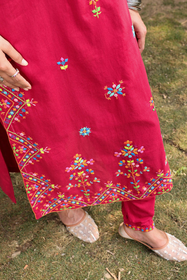 Hand Embroidered Patti Set