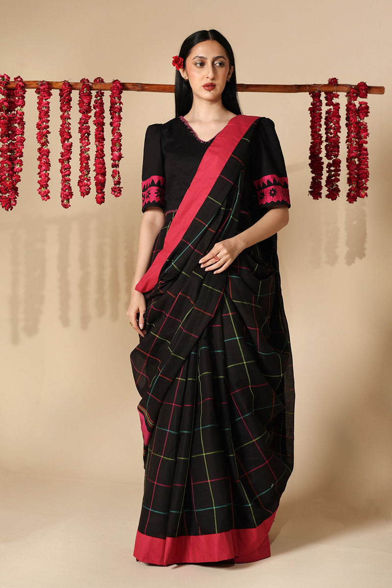 Rangrez Appliqué Saree