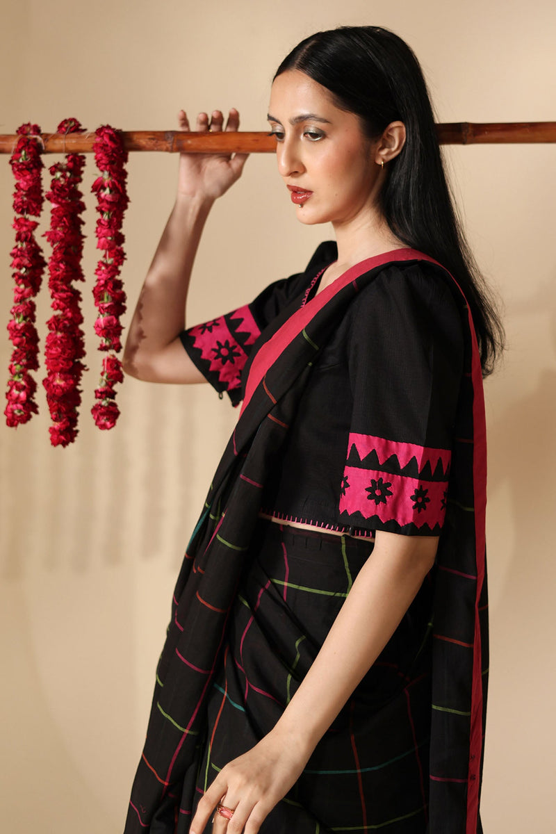 Rangrez Appliqué Saree