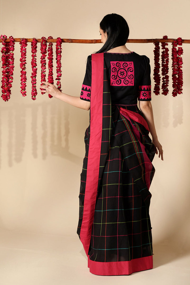 Rangrez Appliqué Saree