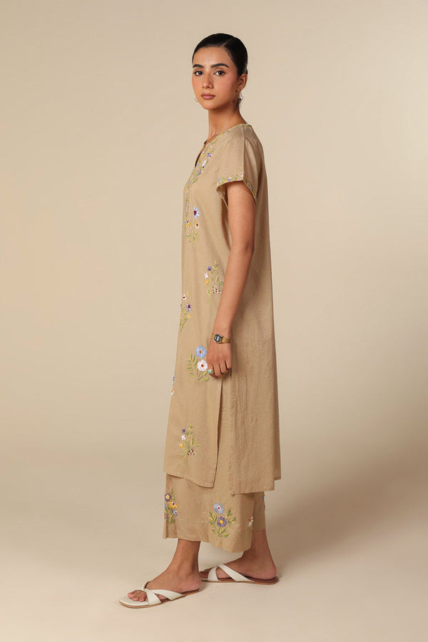 Floral Crush Hand-Embroidered Set