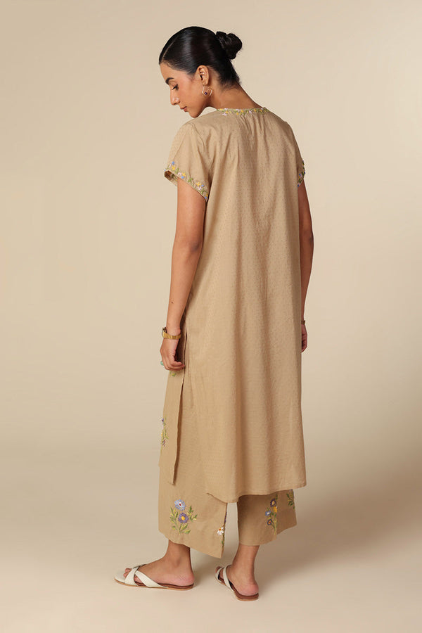 Floral Crush Hand-Embroidered Set