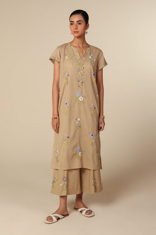 Floral Crush Hand-Embroidered Set