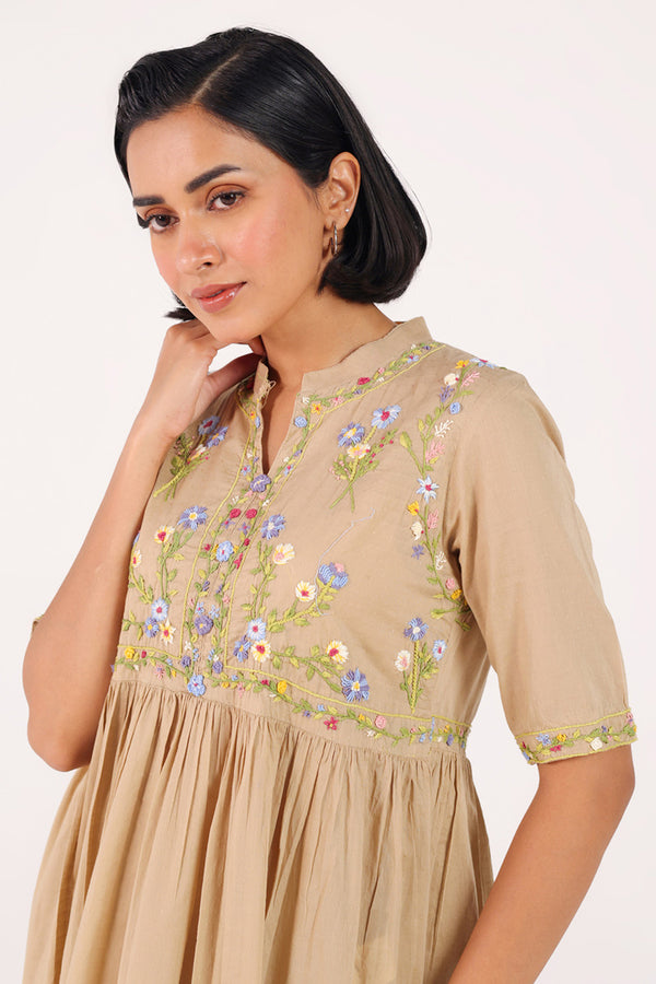 Floral Crush Hand-Embroidered Set