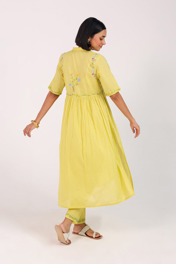 Floral Crush Hand-Embroidered Set