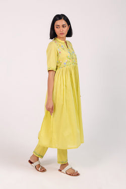 Floral Crush Hand-Embroidered Set
