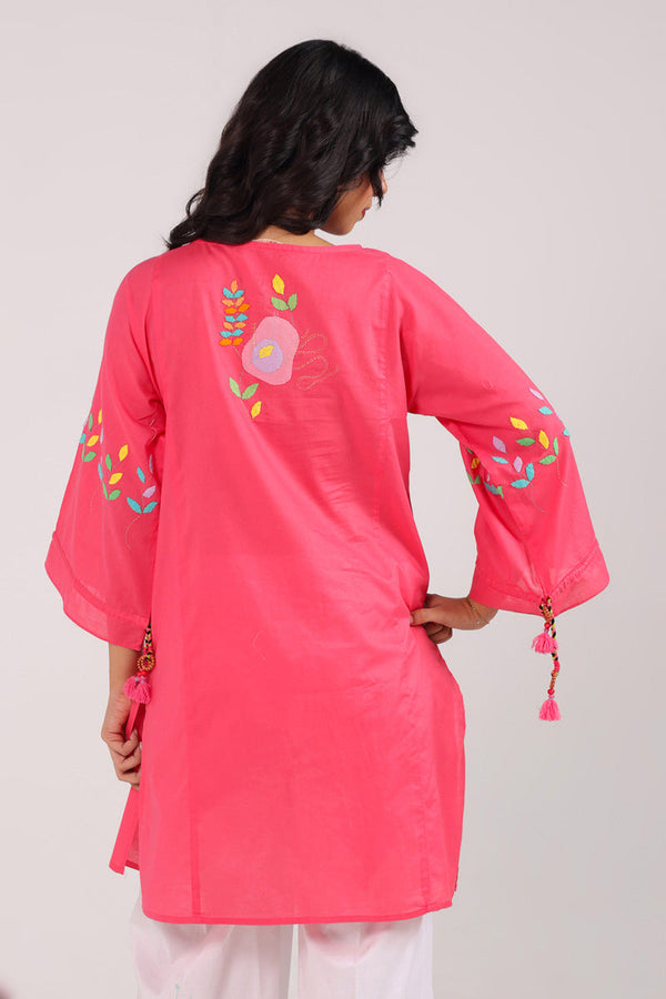 Stitched Symphony Appliqued Shirt