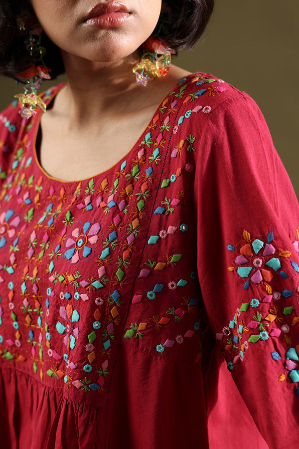 Sheesh Rang Tukri Set