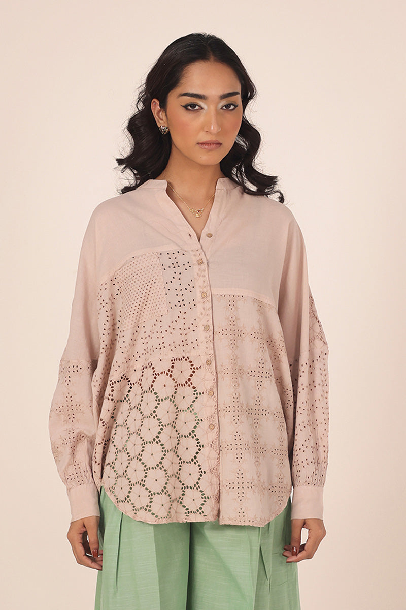 Spring Fling lacy Cutwork Top
