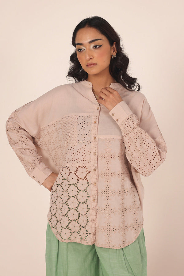 Spring Fling lacy Cutwork Top