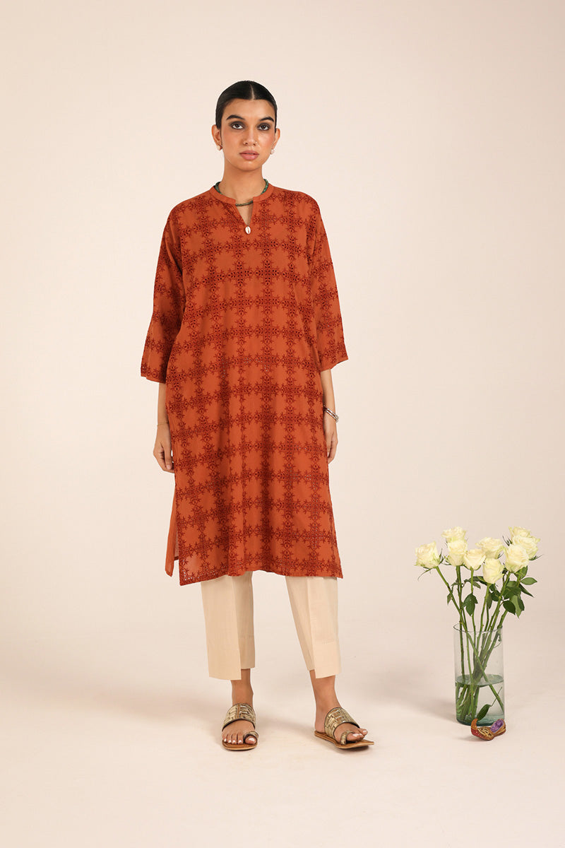 Spring Fling Schiffli Whispers Kurta