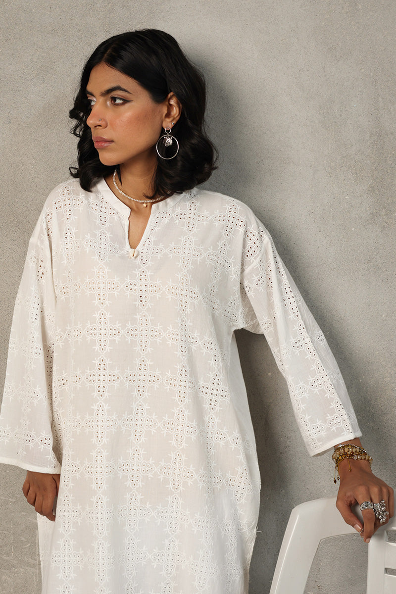 Spring Fling Schiffli Whispers Kurta