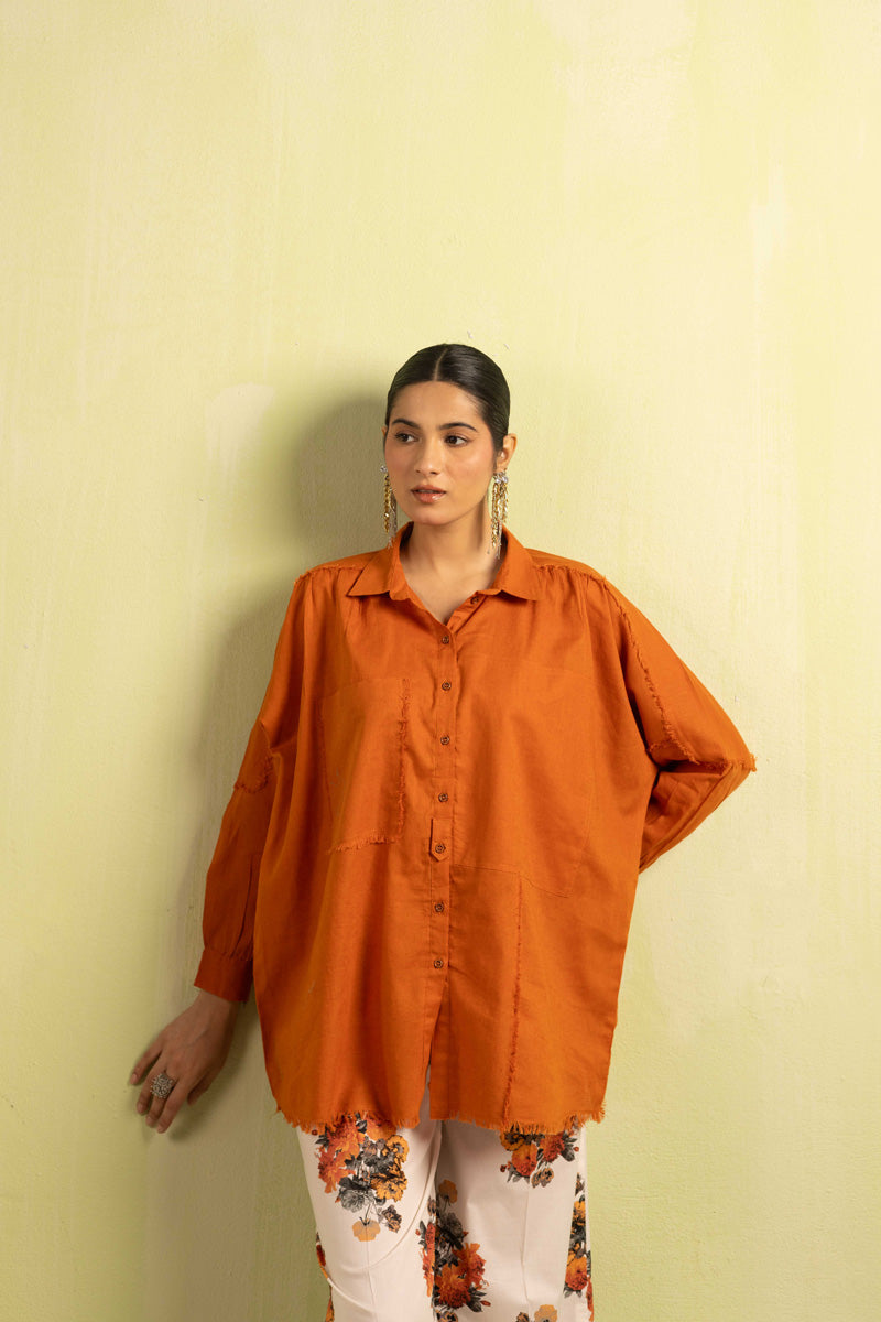 Linen Love Frill and Flair Top
