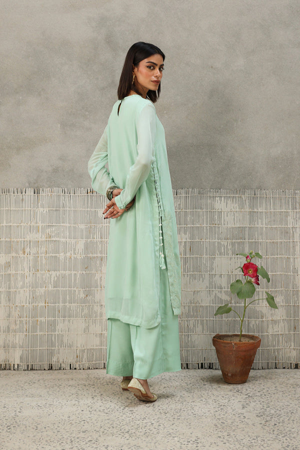 Pure Efflorescence Tasseled Suit