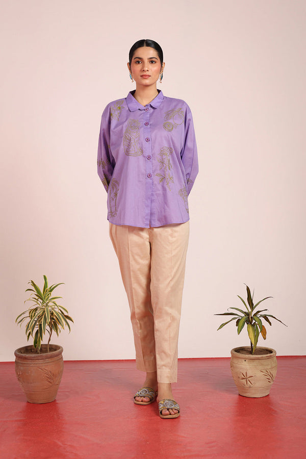 Straight Silhouette Trousers