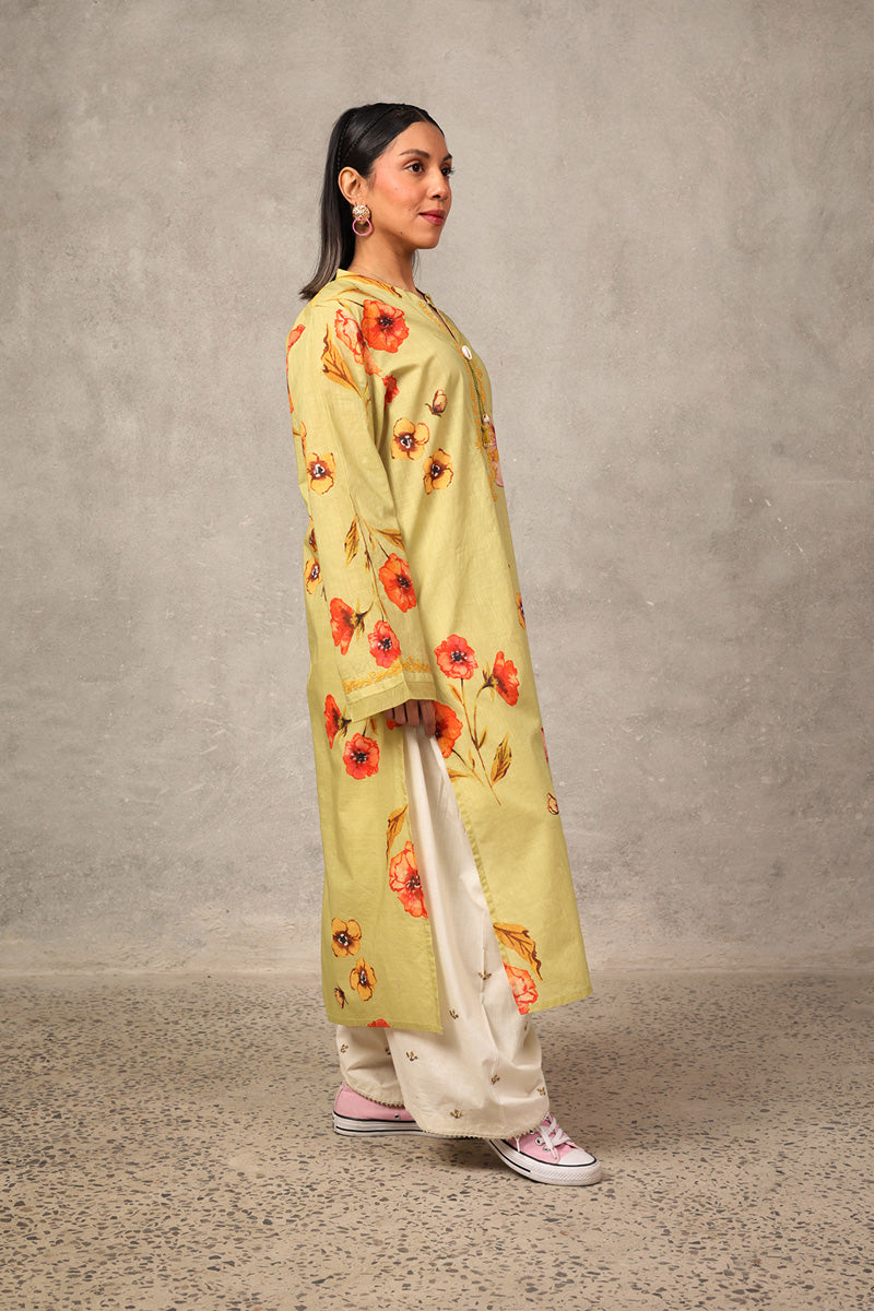 Breezy Desi Bloom Kurta