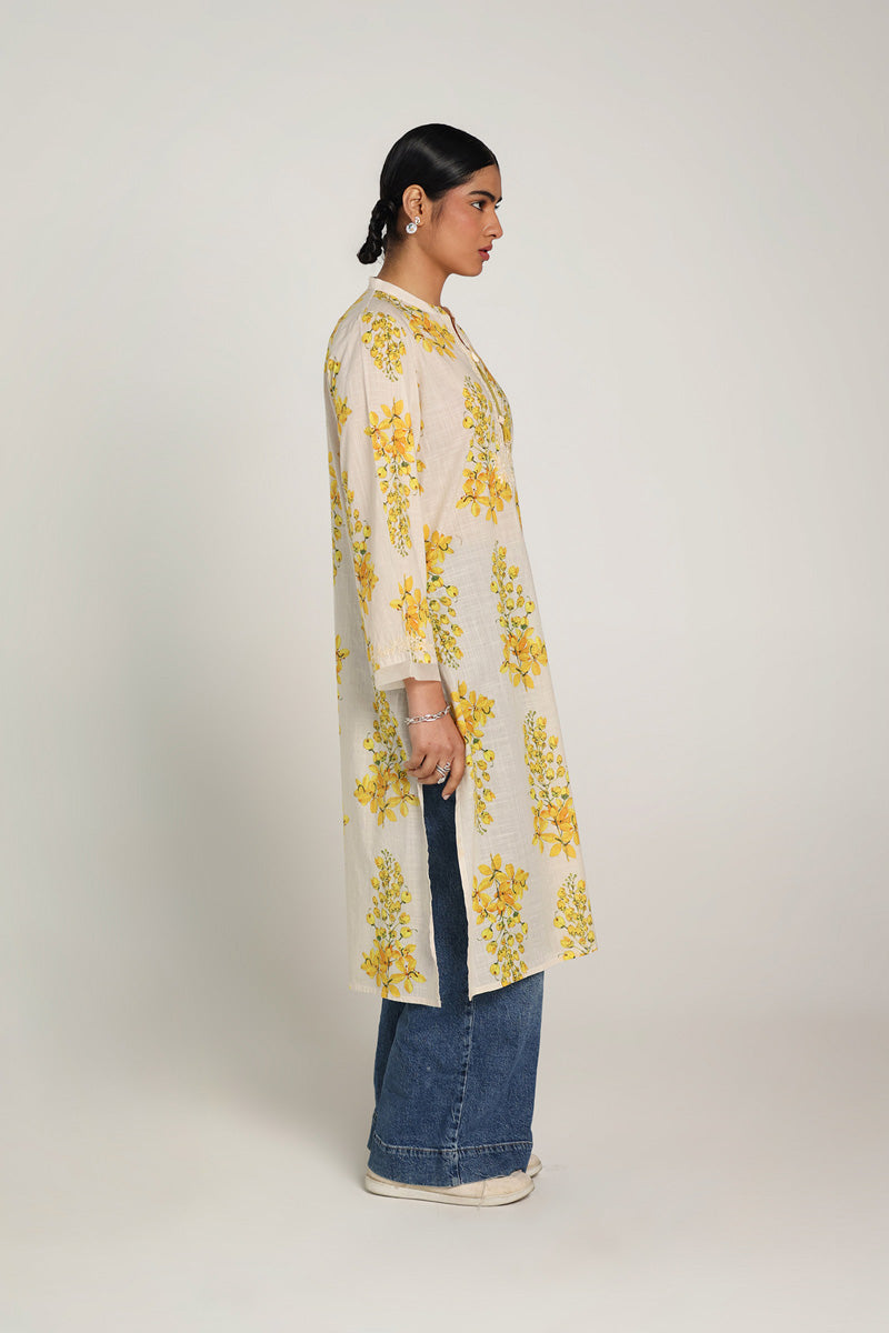 Breezy Desi Bloom Kurta