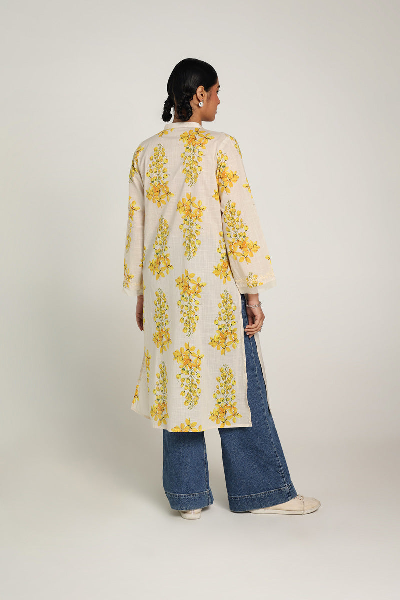 Breezy Desi Bloom Kurta