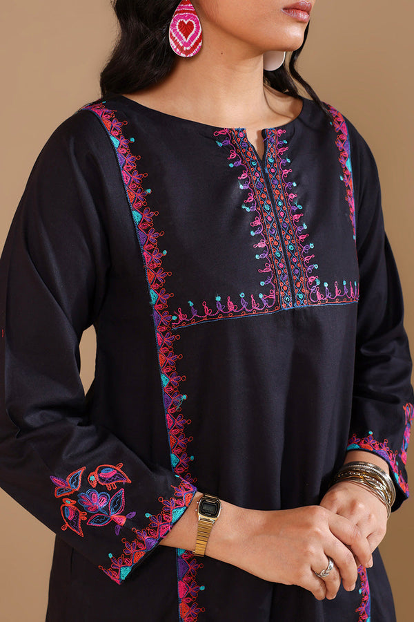 Color Waves Thread line Kurta