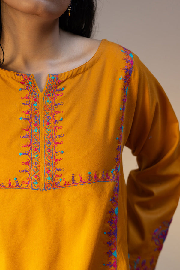 Color Waves Thread line Kurta