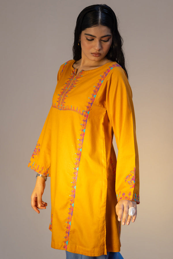 Color Waves Thread line Kurta