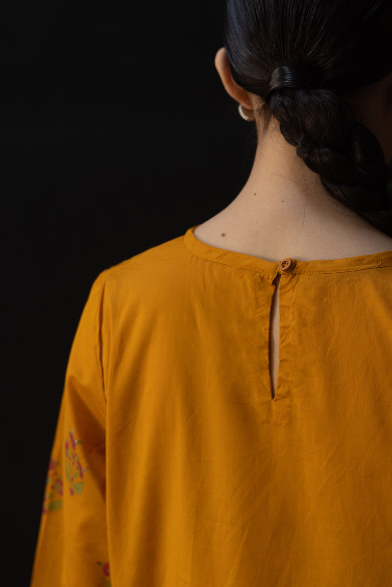 Phool Block Printed Kurta