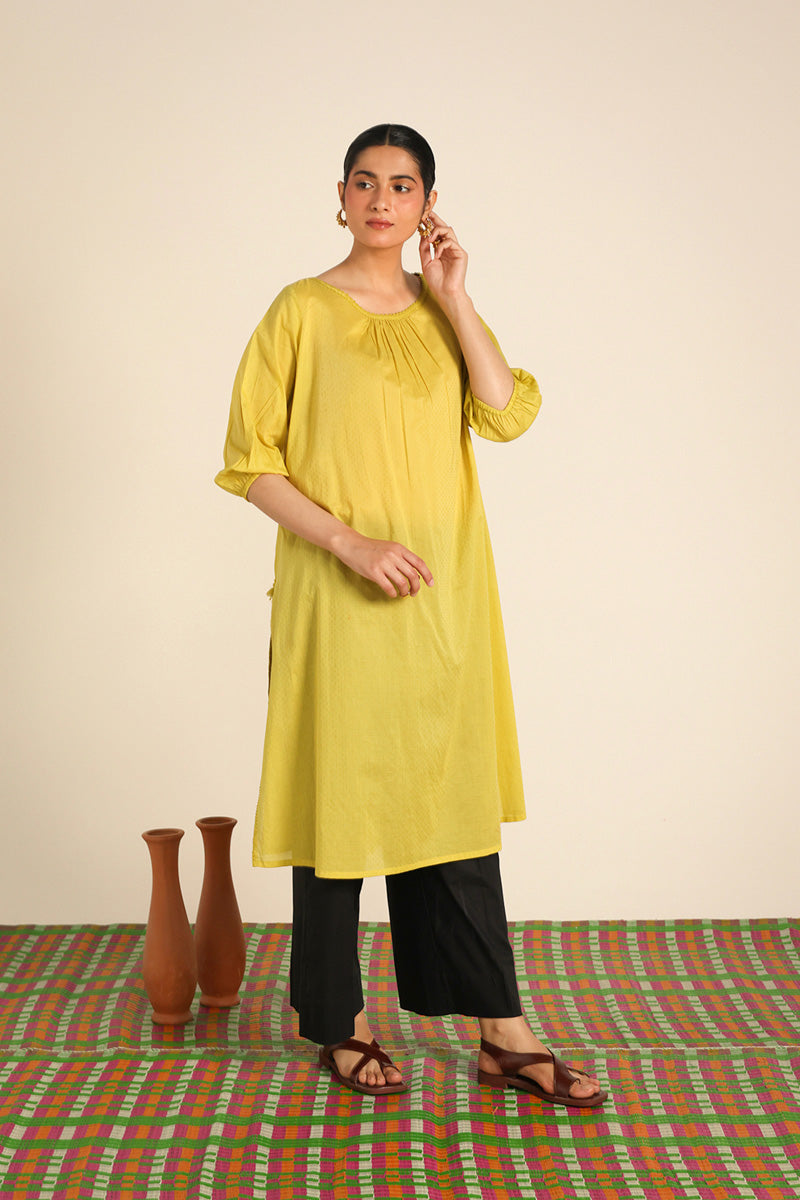 Solid Hued Seafoam Kurta